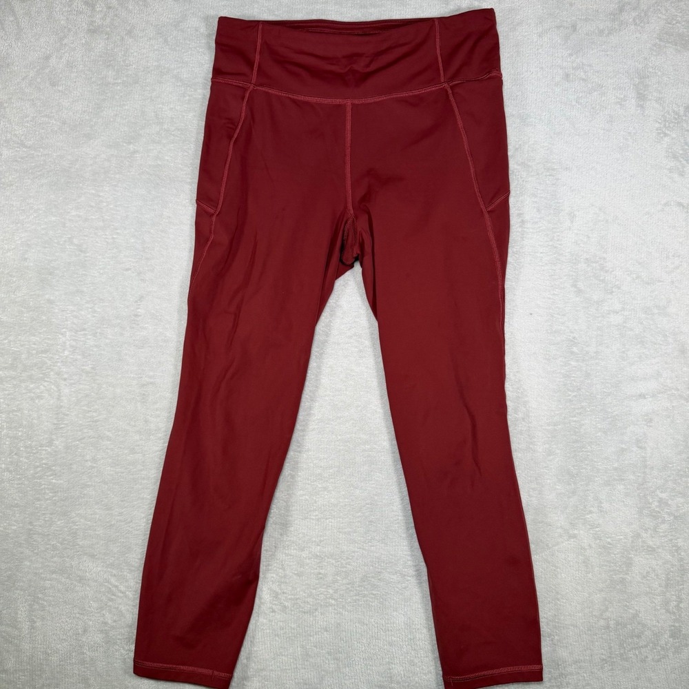Lululemon Speed Up Tight 25‎ Red Dust Luxtreme Running Leggings LW6AG3S Size 8